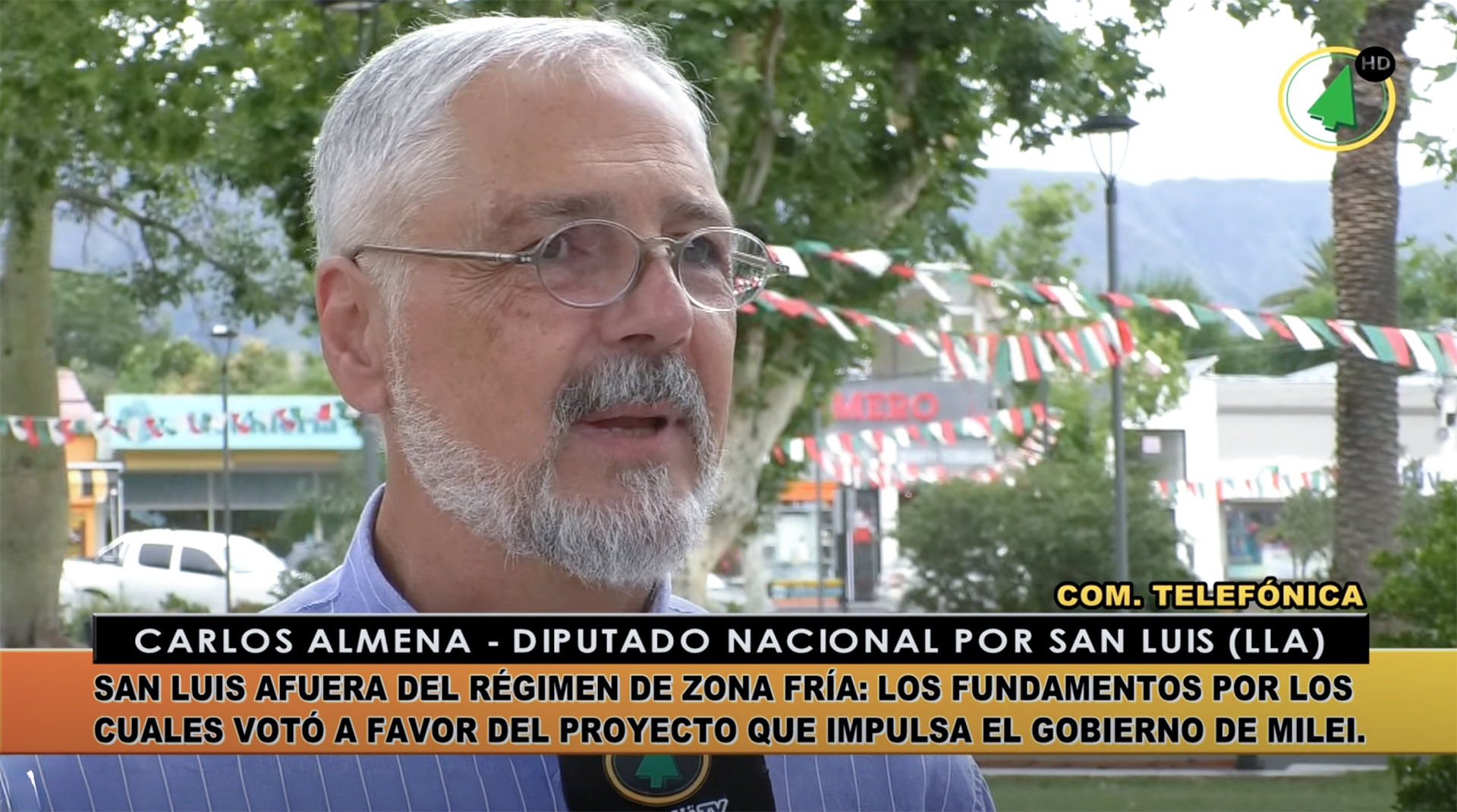 Almena defendió el fin de la zona fría, que habilita un tarifazo de gas en Merlo